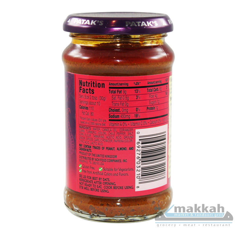 Patak Vindaloo Paste 10oz