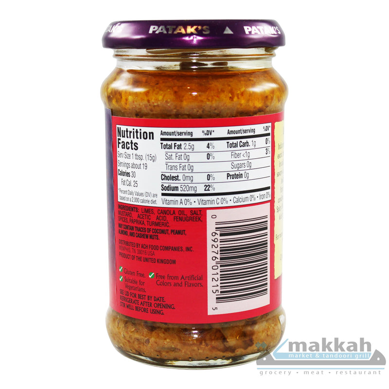 Patak Lime Pickle 10oz