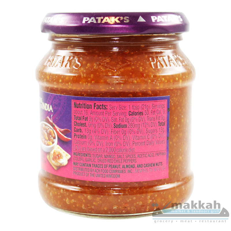 Patak Hot Mango Chutney 12oz