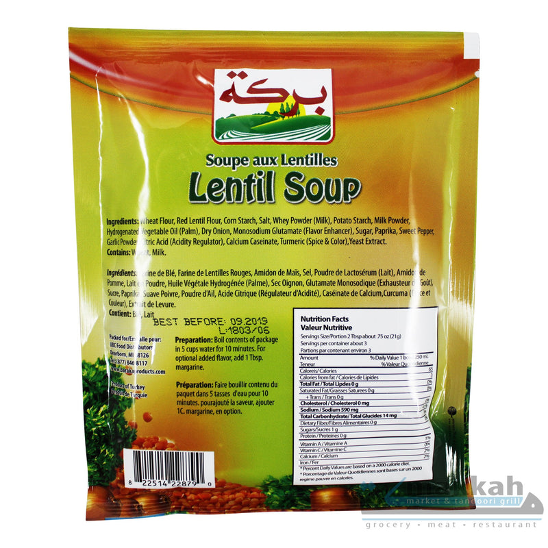 Baraka Lentil Soup 84g