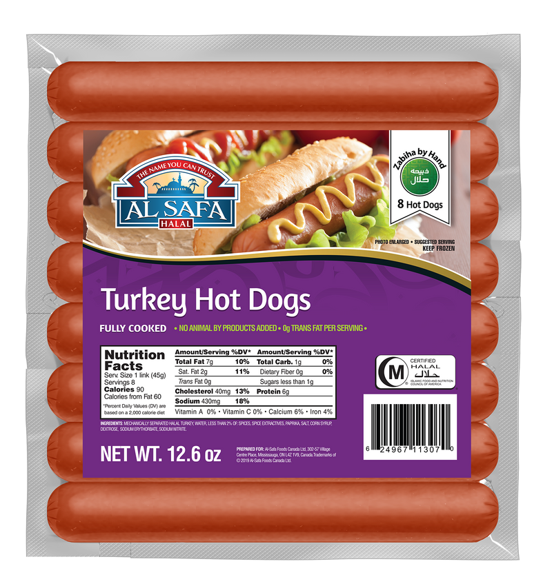 Al Safa Turkey Hot Dogs