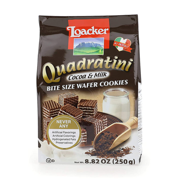 Loacker Quadratini Coco and Milk 250g