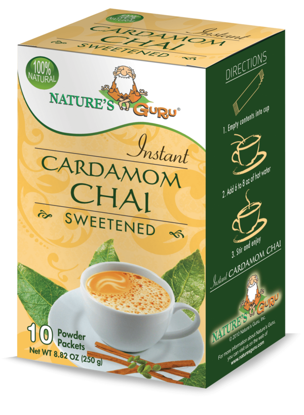 Nature's Guru Cardamom Chai Sweetened