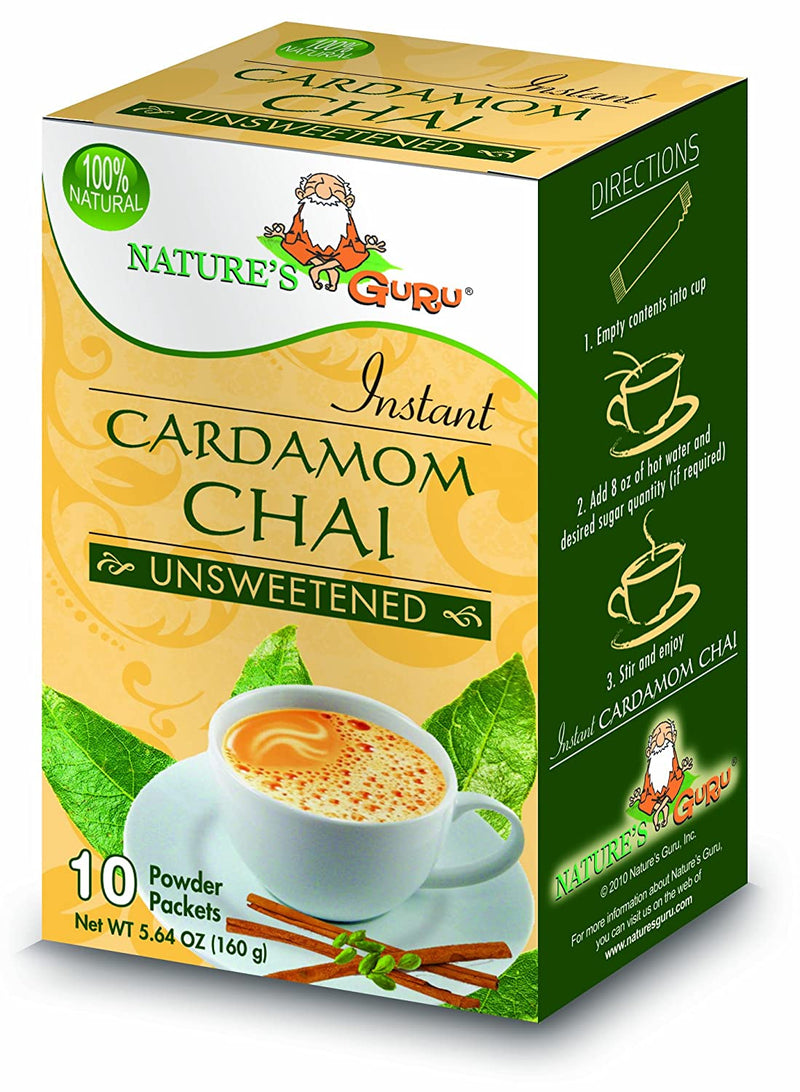 Nature's Guru Cardamom Chai Unsweetened