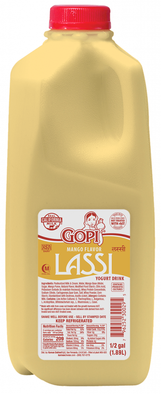 Gopi Mango Lassi 1/2 gallon