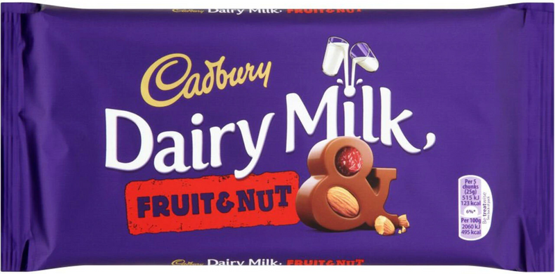 Dairy Milk Fruit & Nut 200g