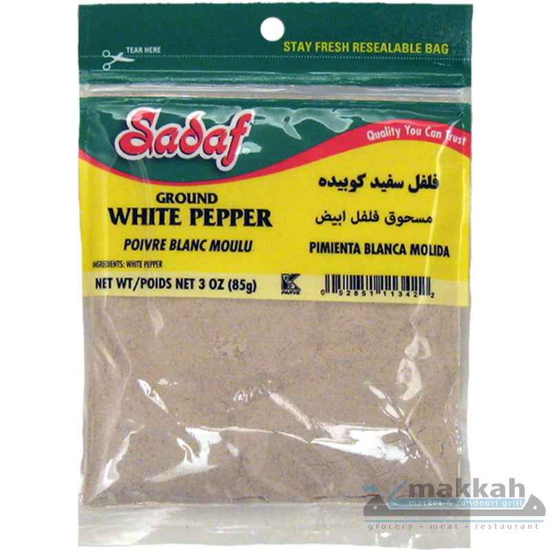 Sadaf White Pepper Ground 3oz