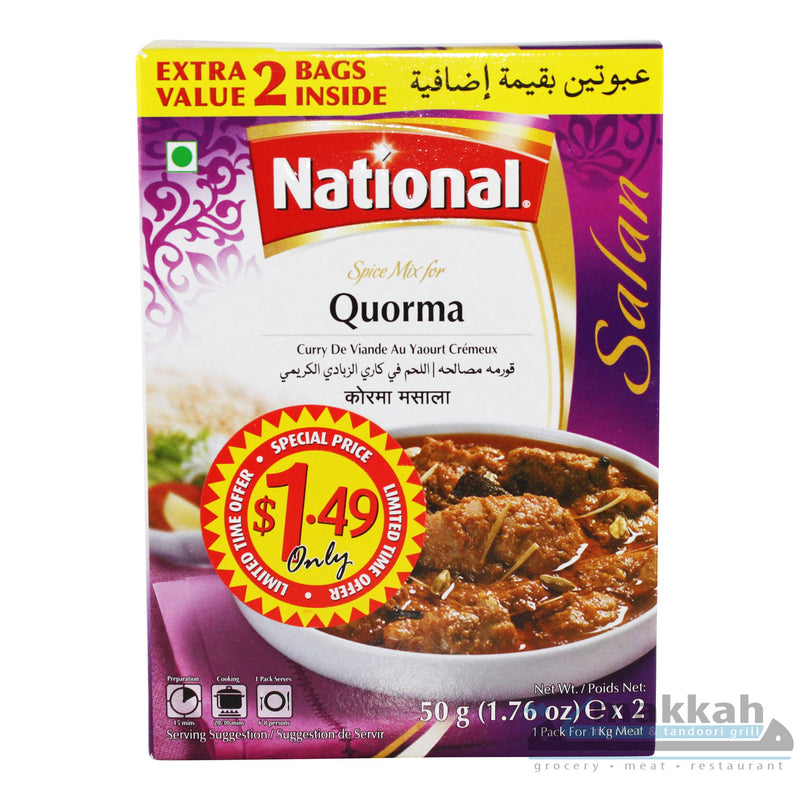 National Qorma Masala 100g