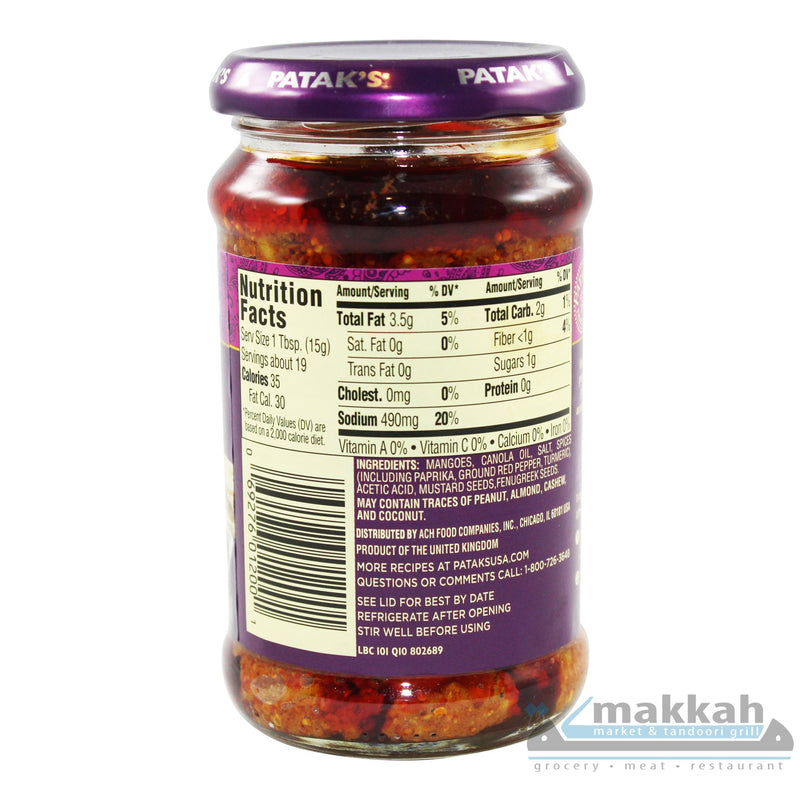 Patak Hot Mango Pickle 10oz