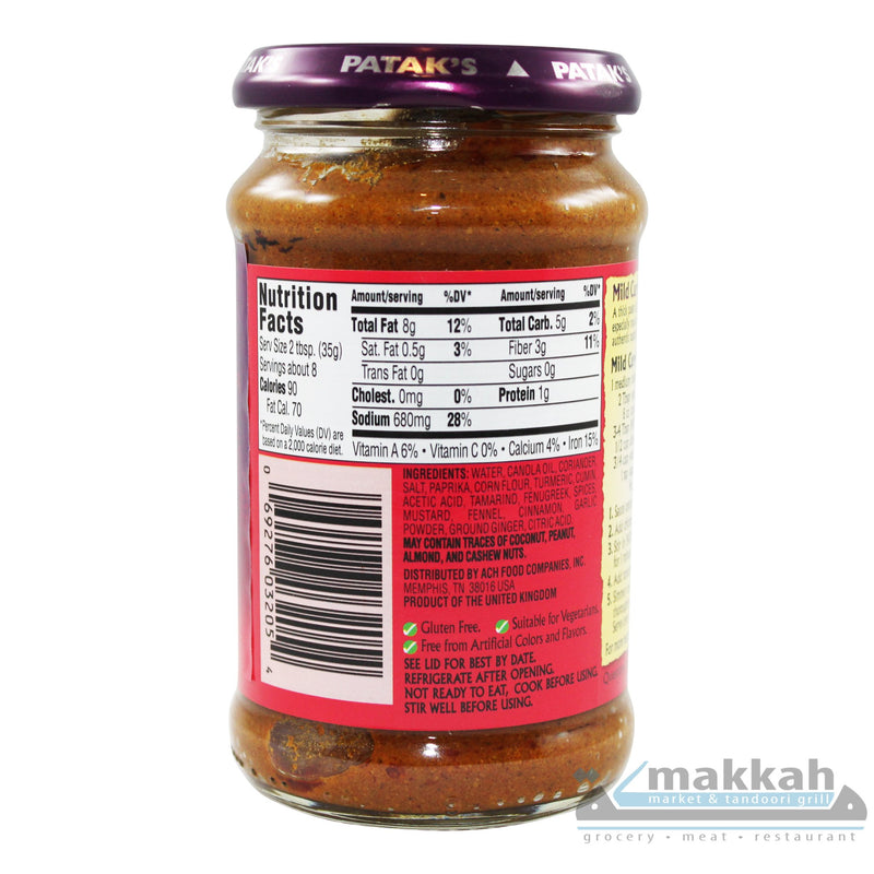 Patak Curry Mild 283g