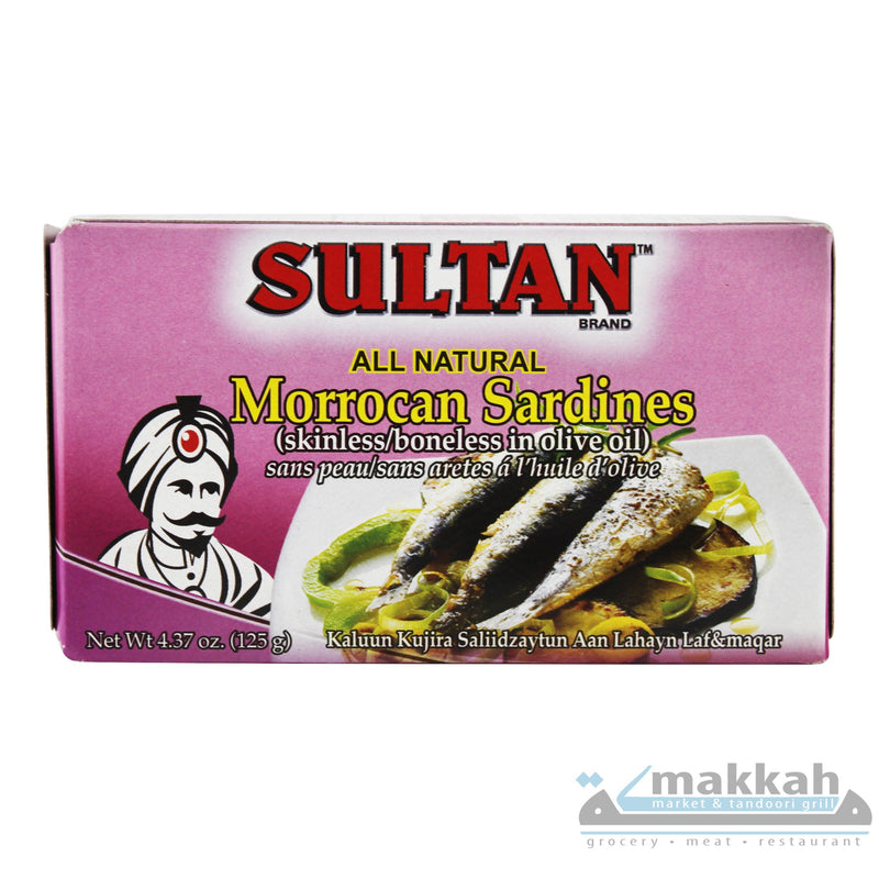 Sultan Sardines Boneless in Olive Oil 4.37oz