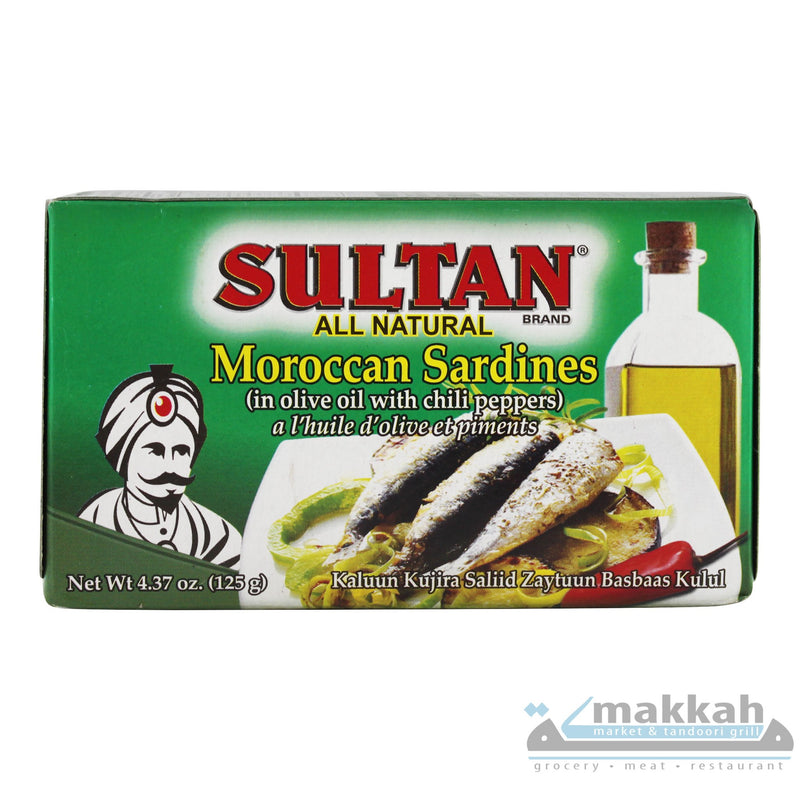 Sultan Sardines in Olive Oil with Chili 4.37z