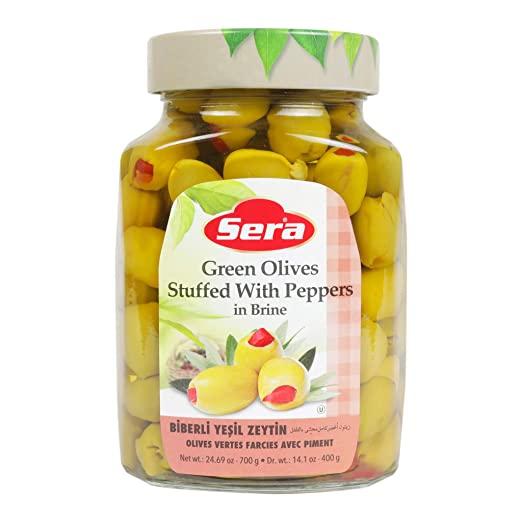 Sera Green Olives 400g