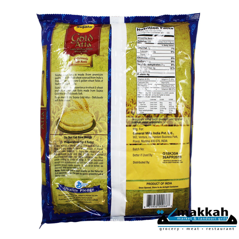 Sujata Gold Atta 4lb