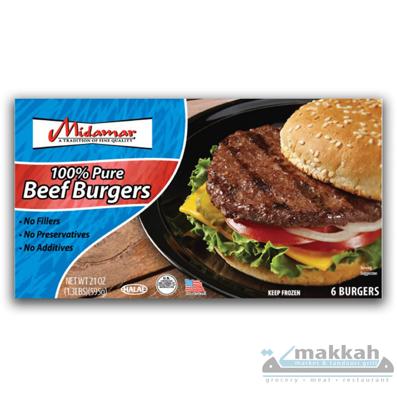 Midamar Seasoned Beef Patties 21oz