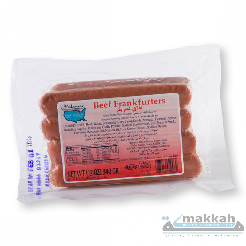 Midamar Beef Frank 12oz