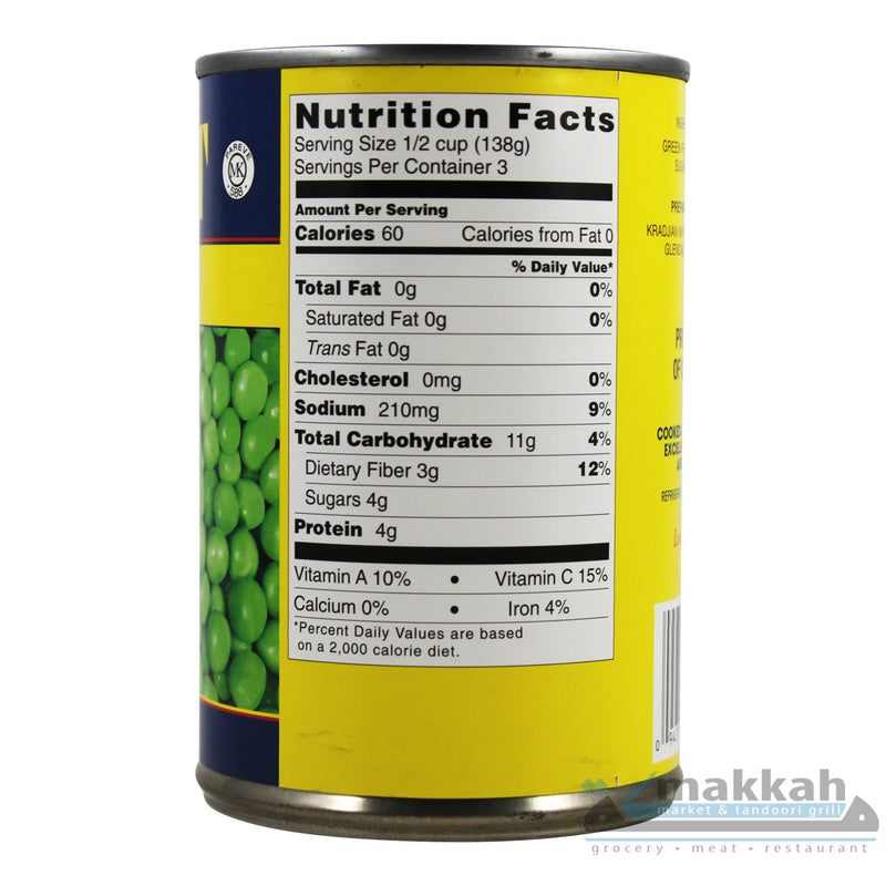 Mid East Green Peas 425g